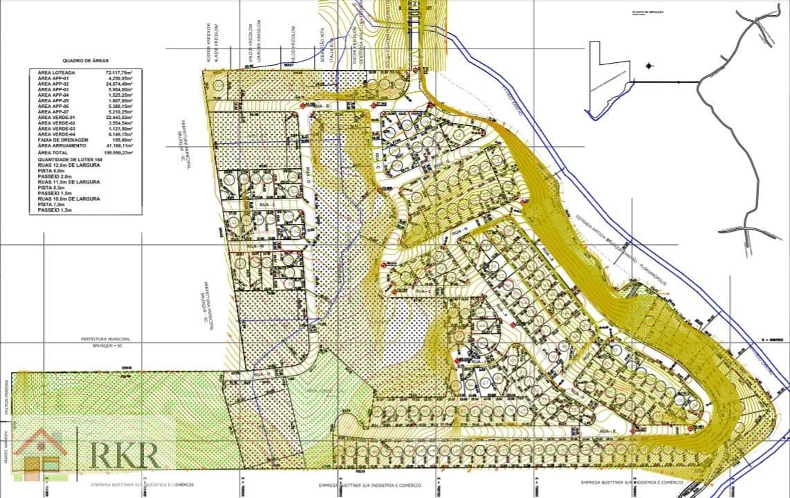 Lote/Terreno de 360m² no bairro ÁGUAS CLARAS, em Brusque | Eu Corretor